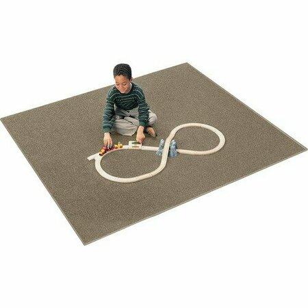 CARPETS FOR KIDS Rug, Anti-static, Nylon, KIDply Backing, Rect, 6ft x9ft , Mocha CPT2100703